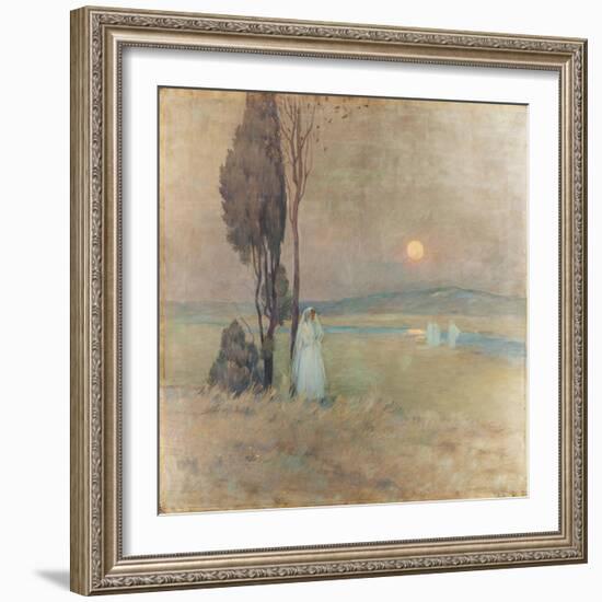 The Communion, 1893-Henri Eugene Augustin Le Sidaner-Framed Giclee Print