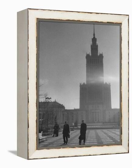 The Communist Palace of Culture and Science Building-Lisa Larsen-Framed Premier Image Canvas