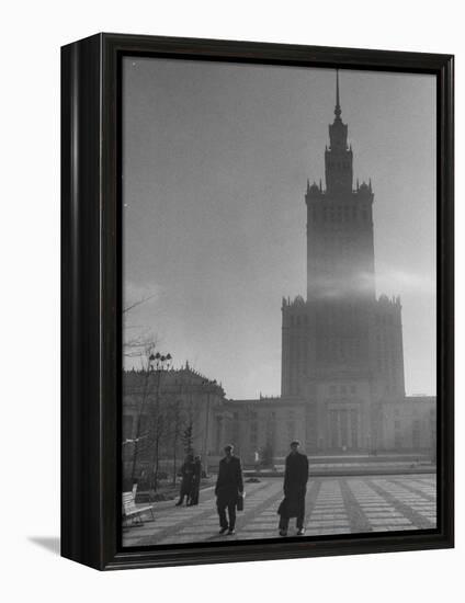 The Communist Palace of Culture and Science Building-Lisa Larsen-Framed Premier Image Canvas