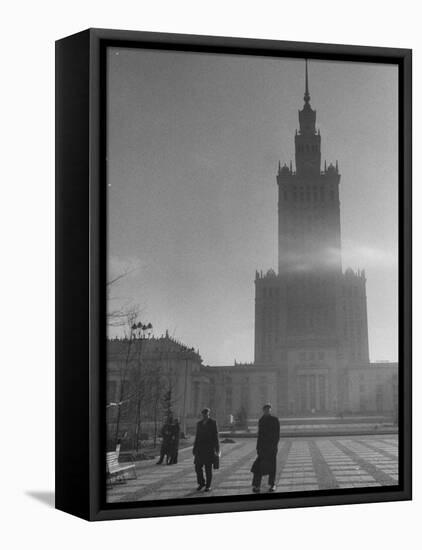 The Communist Palace of Culture and Science Building-Lisa Larsen-Framed Premier Image Canvas