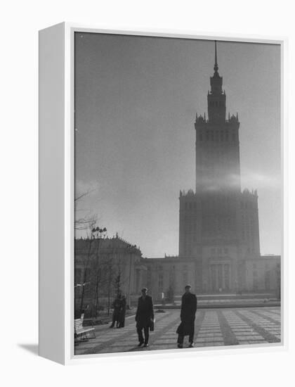 The Communist Palace of Culture and Science Building-Lisa Larsen-Framed Premier Image Canvas