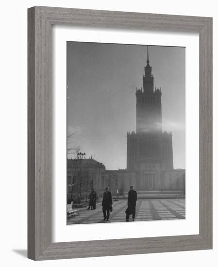 The Communist Palace of Culture and Science Building-Lisa Larsen-Framed Photographic Print