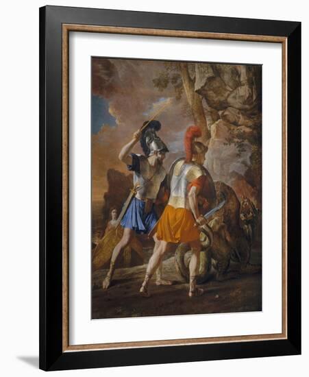 The Companions of Rinaldo, c.1633-Nicolas Poussin-Framed Giclee Print