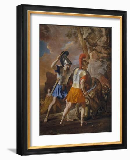 The Companions of Rinaldo, c.1633-Nicolas Poussin-Framed Giclee Print