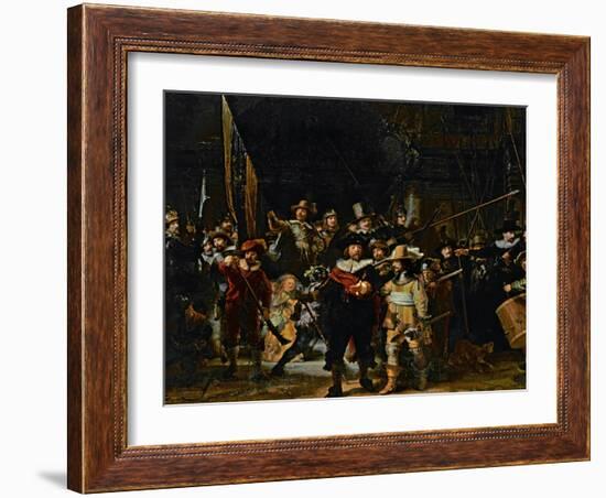 The Company of Frans Banning Cocq and Willem Van Ruytenburch-Rembrandt van Rijn-Framed Giclee Print