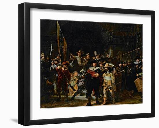 The Company of Frans Banning Cocq and Willem Van Ruytenburch-Rembrandt van Rijn-Framed Giclee Print