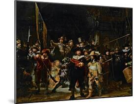 The Company of Frans Banning Cocq and Willem Van Ruytenburch-Rembrandt van Rijn-Mounted Giclee Print