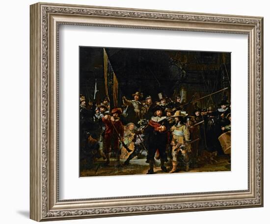 The Company of Frans Banning Cocq and Willem Van Ruytenburch-Rembrandt van Rijn-Framed Giclee Print