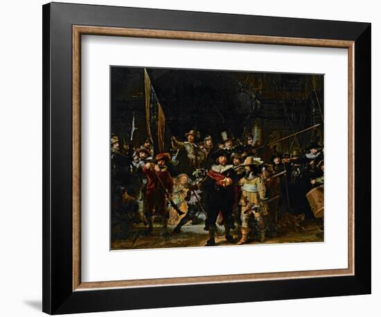 The Company of Frans Banning Cocq and Willem Van Ruytenburch-Rembrandt van Rijn-Framed Giclee Print