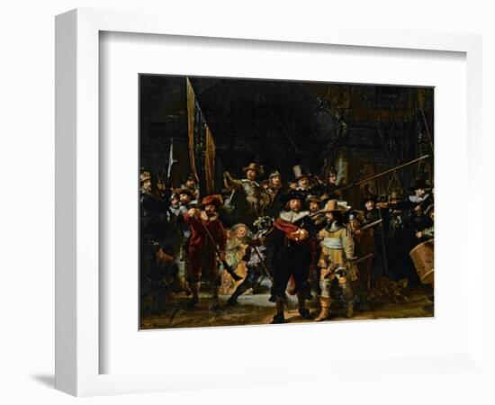 The Company of Frans Banning Cocq and Willem Van Ruytenburch-Rembrandt van Rijn-Framed Giclee Print