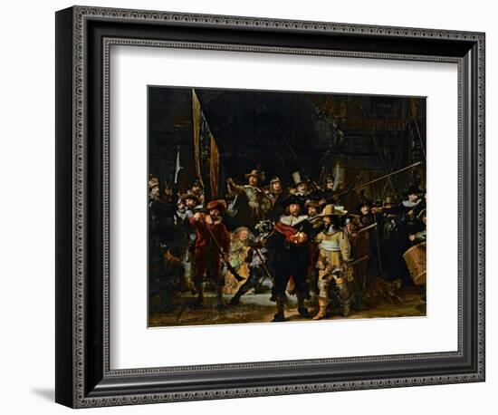 The Company of Frans Banning Cocq and Willem Van Ruytenburch-Rembrandt van Rijn-Framed Giclee Print