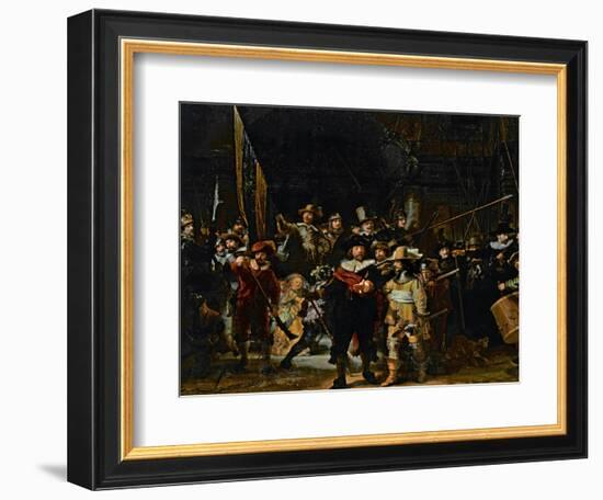 The Company of Frans Banning Cocq and Willem Van Ruytenburch-Rembrandt van Rijn-Framed Giclee Print