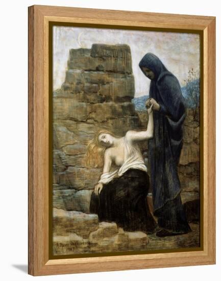 The Compassion, 1887-Pierre Puvis de Chavannes-Framed Premier Image Canvas