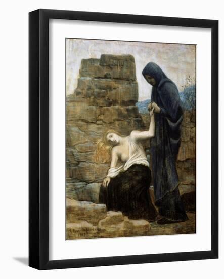 The Compassion, 1887-Pierre Puvis de Chavannes-Framed Giclee Print