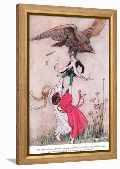 The Compassionate Children-Warwick Goble-Framed Premier Image Canvas