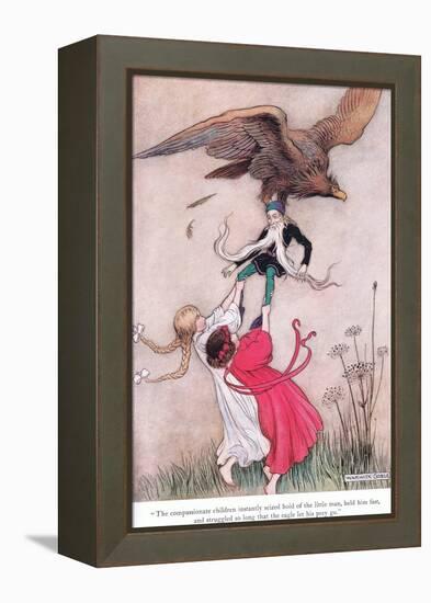 The Compassionate Children-Warwick Goble-Framed Premier Image Canvas