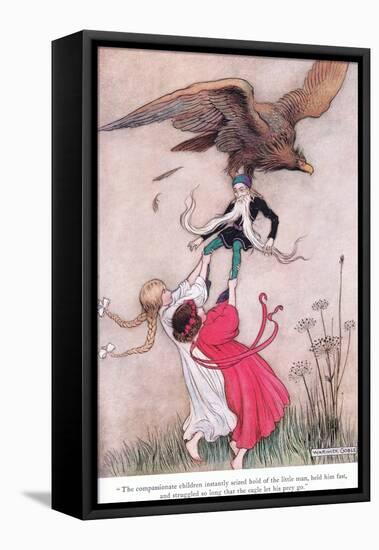 The Compassionate Children-Warwick Goble-Framed Premier Image Canvas