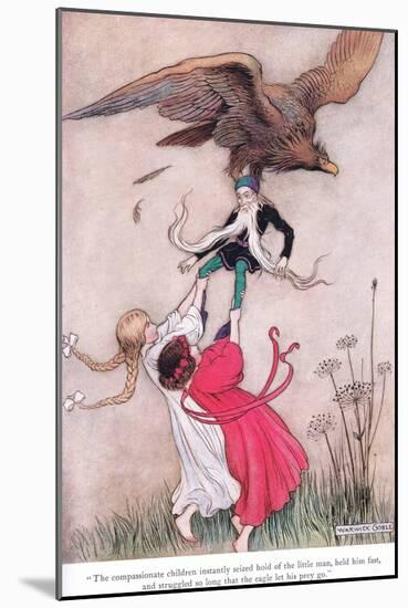 The Compassionate Children-Warwick Goble-Mounted Giclee Print