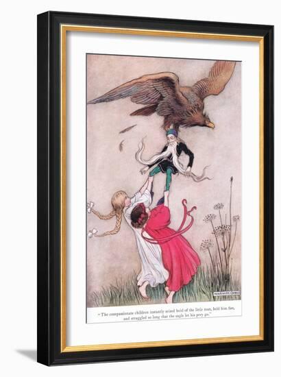 The Compassionate Children-Warwick Goble-Framed Giclee Print