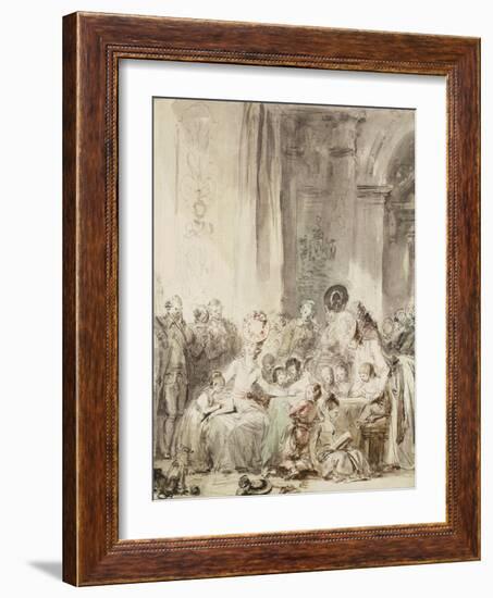 The Competition (Le Concour)-Jean-Honoré Fragonard-Framed Giclee Print