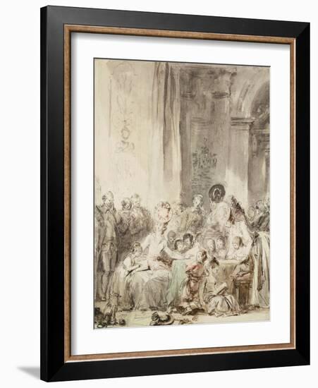 The Competition (Le Concour)-Jean-Honoré Fragonard-Framed Giclee Print