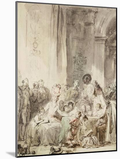 The Competition (Le Concour)-Jean-Honoré Fragonard-Mounted Giclee Print