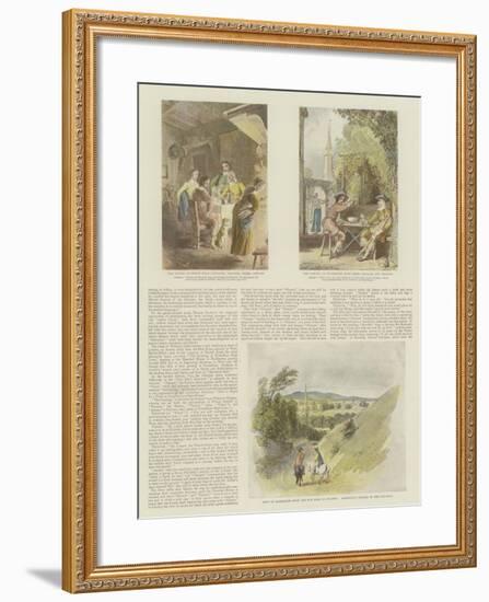 The Complete Angler-Thomas Stothard-Framed Giclee Print