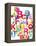 The Complete Childrens English Alphabet Spelt out with Different Fun Cartoon Animals and Toys-barney boogles-Framed Stretched Canvas