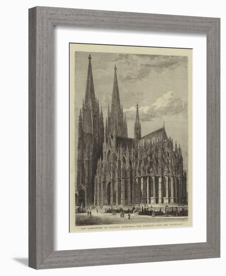 The Completion of Cologne Cathedral, the Exterior from the South-East-Henry William Brewer-Framed Giclee Print