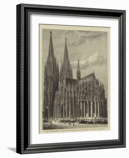 The Completion of Cologne Cathedral, the Exterior from the South-East-Henry William Brewer-Framed Giclee Print