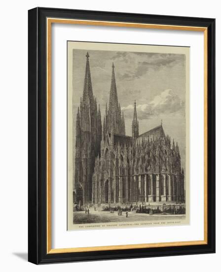 The Completion of Cologne Cathedral, the Exterior from the South-East-Henry William Brewer-Framed Giclee Print