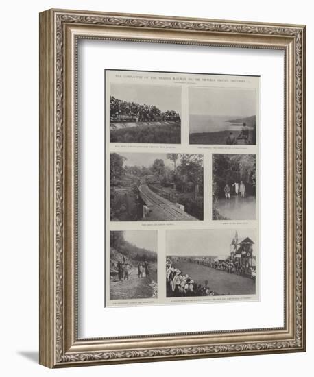 The Completion of the Uganda Railway to the Victoria Nyanza, 19 December-null-Framed Giclee Print