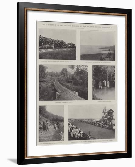 The Completion of the Uganda Railway to the Victoria Nyanza, 19 December-null-Framed Giclee Print