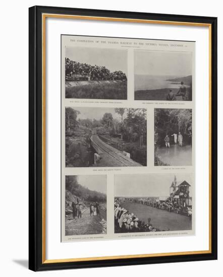 The Completion of the Uganda Railway to the Victoria Nyanza, 19 December-null-Framed Giclee Print