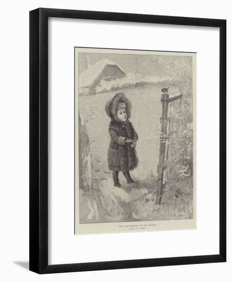 The Compliments of the Season-William Shakespeare Burton-Framed Giclee Print