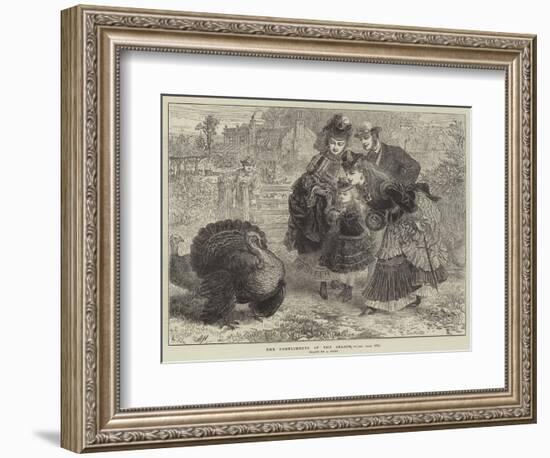 The Compliments of the Season-null-Framed Giclee Print