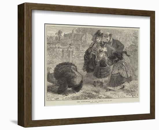 The Compliments of the Season-null-Framed Giclee Print