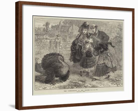 The Compliments of the Season-null-Framed Giclee Print