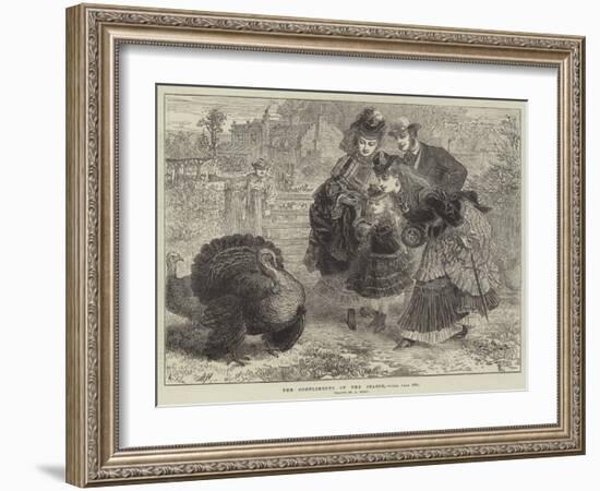 The Compliments of the Season-null-Framed Giclee Print