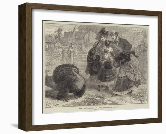 The Compliments of the Season-null-Framed Giclee Print