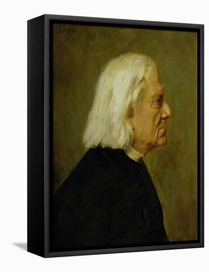 The Composer Franz Liszt (1811-86), 1884-Franz Seraph von Lenbach-Framed Premier Image Canvas