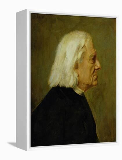 The Composer Franz Liszt (1811-86), 1884-Franz Seraph von Lenbach-Framed Premier Image Canvas