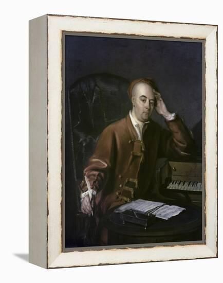 The Composer Handel-Philippe Mercier-Framed Premier Image Canvas