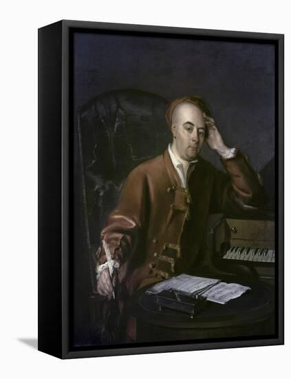 The Composer Handel-Philippe Mercier-Framed Premier Image Canvas