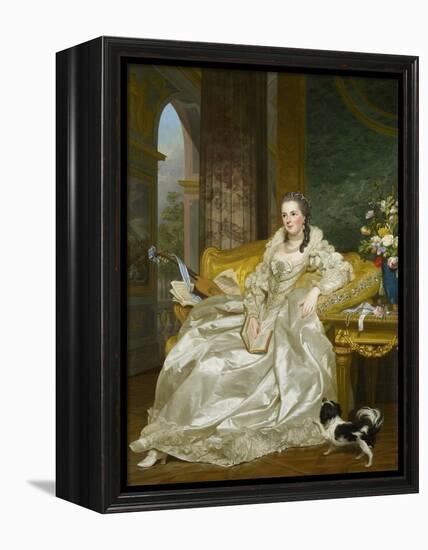 The Comtesse D'Egmont Pignatelli in Spanish Costume, 1763-Alexander Roslin-Framed Premier Image Canvas