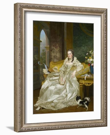 The Comtesse D'Egmont Pignatelli in Spanish Costume, 1763-Alexander Roslin-Framed Giclee Print