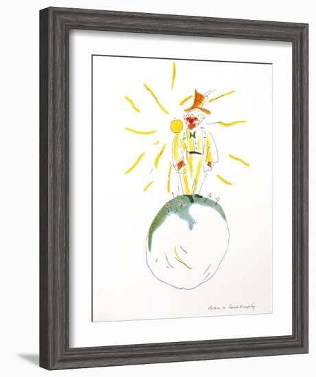 The Conceited Man-Antoine de Saint-Exupéry-Framed Art Print