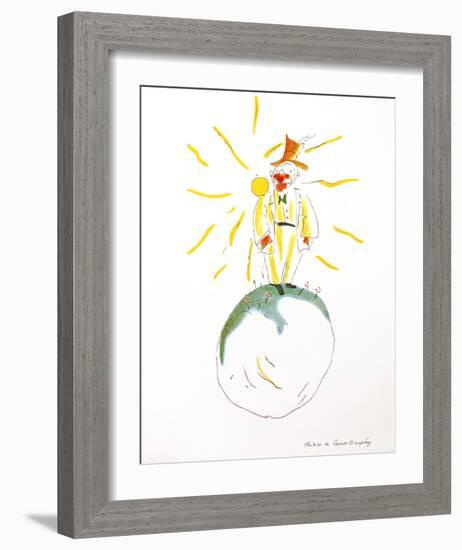 The Conceited Man-Antoine de Saint-Exupéry-Framed Art Print