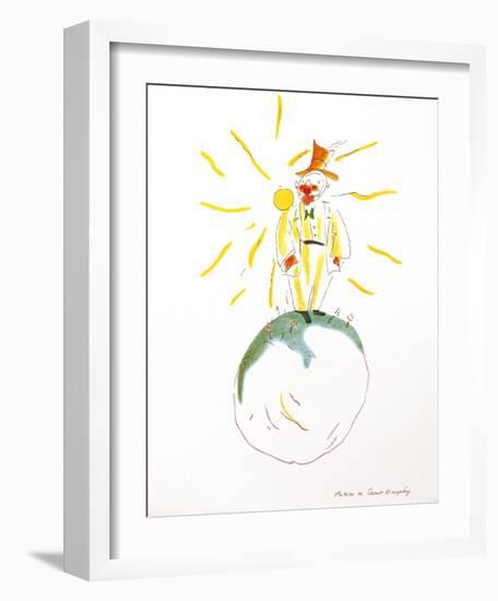 The Conceited Man-Antoine de Saint-Exupéry-Framed Art Print