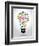 The Concept of Effective Education. Light Bulb with Colorful Education Icon. File is Saved in Ai10-VLADGRIN-Framed Premium Giclee Print